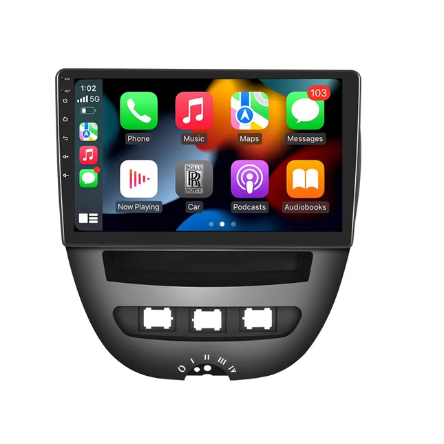Car Stereo Topway for Peugeot 107 10" Android 14 GPS