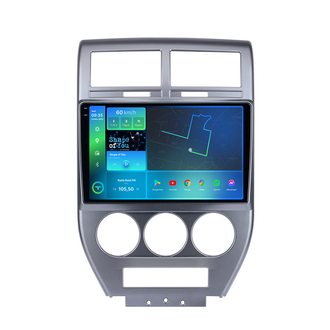Car radio Topway  for Jeep Compass Patriot GPS Android  2007 2008 10"