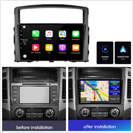 Car radio Topway for Mitsubishi Pajero 2006-2017