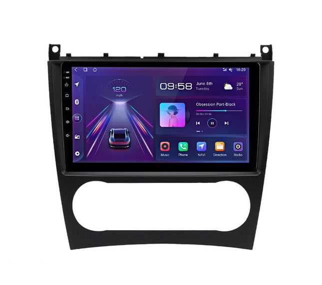 Car radio Topway for Marshal Mercedes Benz C-Class W203/ CLK W209 Android GPS