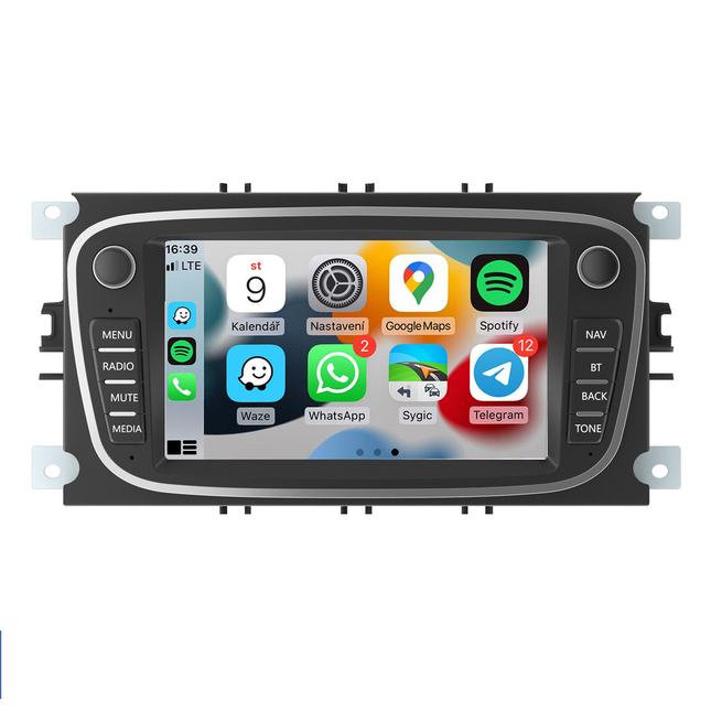 Car Stereo Topway for Ford Focus 2 , Mondeo 2008+, C-Max, S-Max, Galaxy new 9" Android 14 GPS