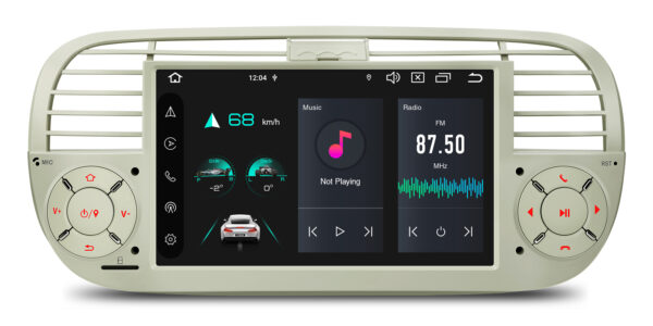 Car Radio Multimedia Player Topway  for FIAT 500 Abarth 2007-2015