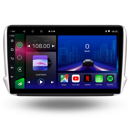 Car Stereo Topway for Peugeout 208 2008 | 2012-2019 9" Android 14 GPS