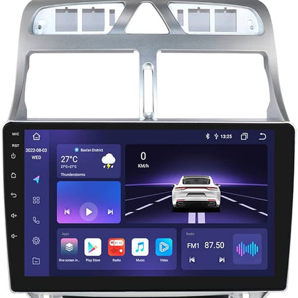 Car Stereo Topway for Peugeot 307 2001-2013 9" Android 14 GPS