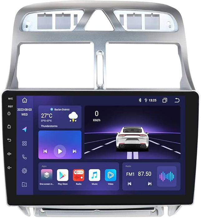 Car Stereo Topway for Peugeot 307 2001-2013 9" Android 14 GPS