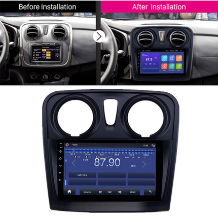 Car radio multimedia Topway for Dacia Sandero Logan MK2 2012-20 Android GPS