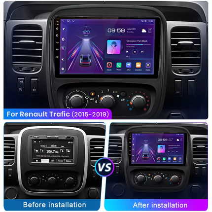 Car radio Topway for Renault Trafic 3 2014-2021 Vauxhall Vivaro  Android GPS