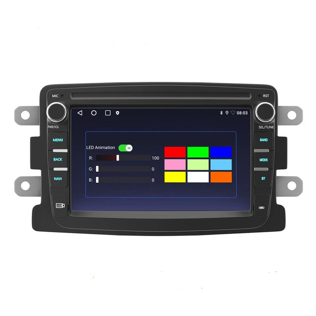 Car radio Topway  7" Renault Dacia Duster Sandero Android GPS