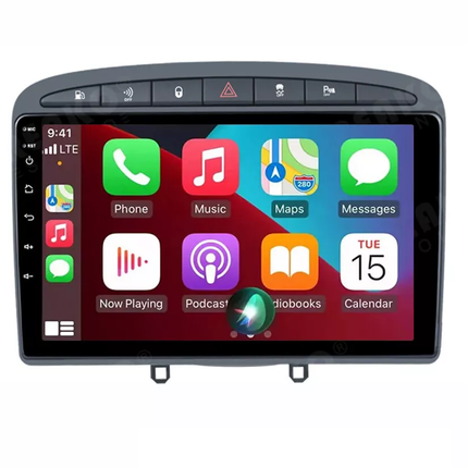 Car Stereo Topway for Peugeot 308 07-13, 408 2011+ 9" Android 14 GPS