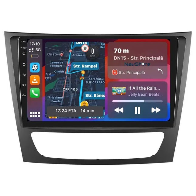 Car radio Topway for Mercedes Benz E Class S211 CLS Class W211 C219 2002-  2010 Android GPS