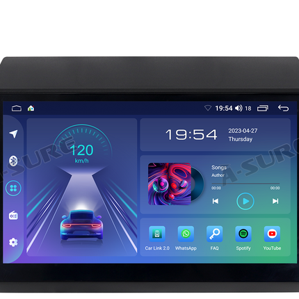 Car radio Topway for Citroen Jumper, Peugeot Boxer, Fiat Ducato 2011+