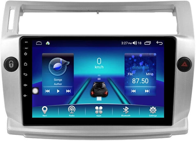 Car radio Topway for Citroen C4 2004-2009 Android