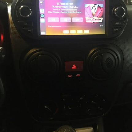 Car Radio Topway for Fiat Fiorino/Qubo/Peugeot Bipper/Citroen Nemo Android 15