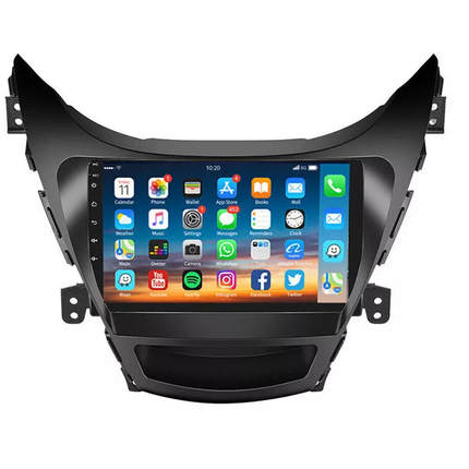 Car Stereo Topway for Hyundai Elantra 2011-2013  9" Android 14 GPS