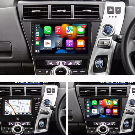 Car stereo Topway for Toyota prius 2012-2016 Carplay Android 15 Radio GPS Navi FM