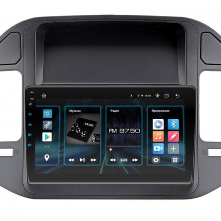 Car radio Topway for  Mitsubishi Pajero 3 V70 V60 1999-2006 Android GPS