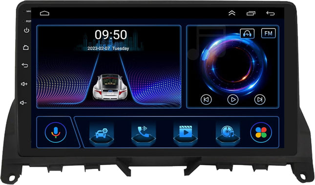 Car radio Android Topway  for Mercedes Benz C Class W204 S204 2006-2011