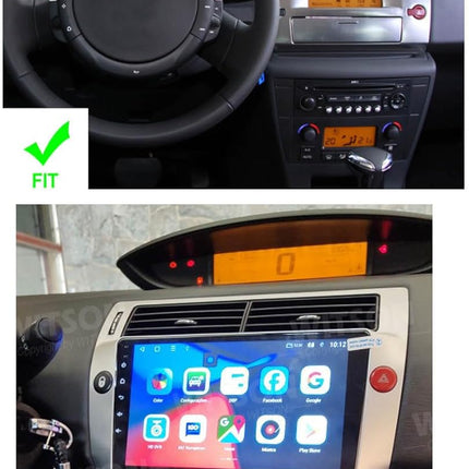 Car radio Topway for Citroen C4 2004-2009 Android