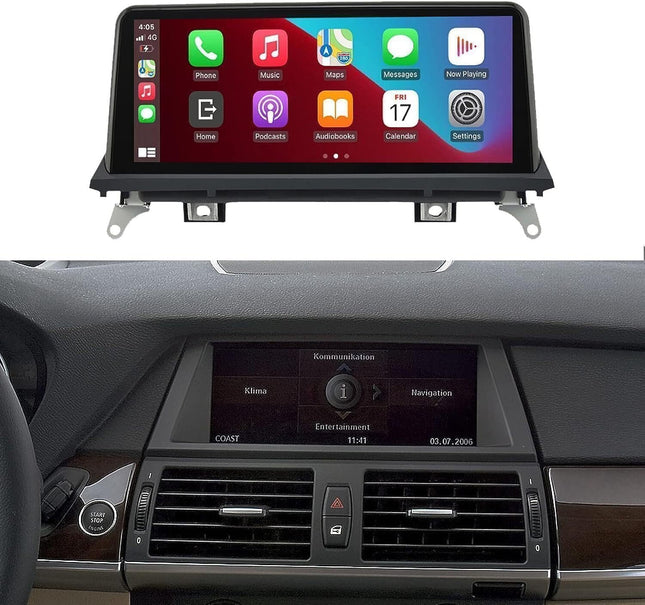 Car Stereo Topway for BMW E70 2007-2013 ССС or CIC system 10,25" Android 14 GPS