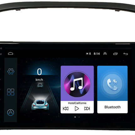 Car Stereo Topway for Peugeot 607 2004 - 2010 9" Android 14 GPS