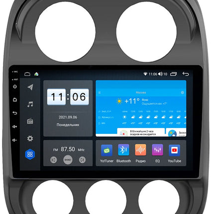 Car Stereo Radio Topway for Jeep Compass 2009-2013 Android WIFI GPS