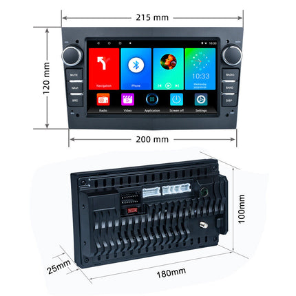 Carplay Car Stereo Car radio Topway for Vauxhall Corsa 2006-2014 Astra H Corsa C D Zafira B Android GPS