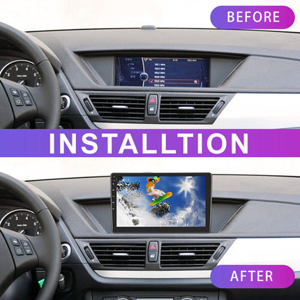 10.1" Android 14 Car Video Player Wireless Carplay GPS Navigation For BMW X1 E84 2009 - 2012 Bluetooth Multimedia Screen Radio