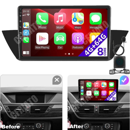 10.1" Android 14 Car Video Player Wireless Carplay GPS Navigation For BMW X1 E84 2009 - 2012 Bluetooth Multimedia Screen Radio