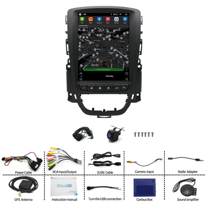 Car radio Topway for Vauxhall Astra J 2009-2014 Android GPS