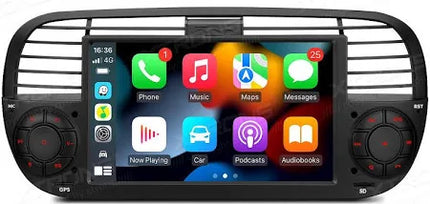 Car Radio Multimedia Player Topway  for FIAT 500 Abarth 2007-2015