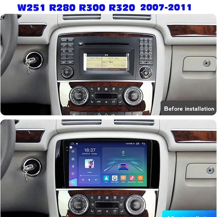 Car radio Topway for Mercedes Benz R-ClassW251 R280 R300 R320 2005 - 2017