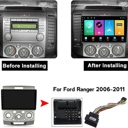Car radio Topway for Ford Ranger 2006-2011 Android